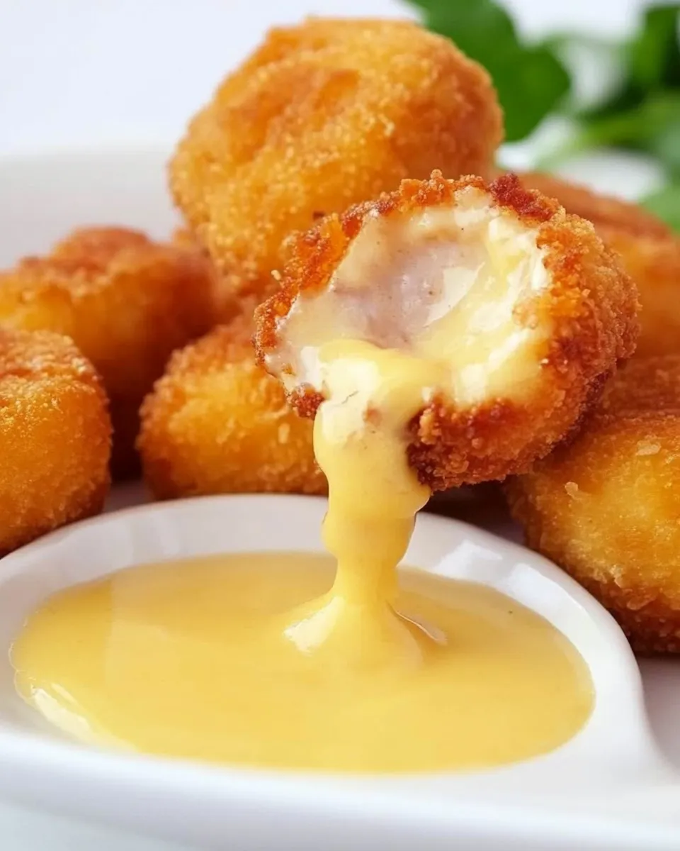 Classic Homemade Chicken Nuggets with Gouda Cream dish photo