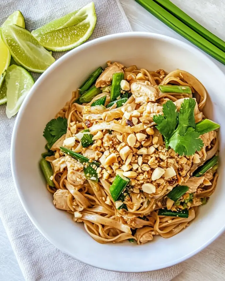 Easy Homemade Chicken Pad Thai photo