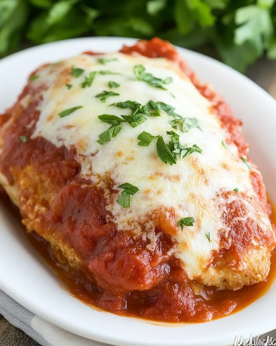 Delicious Homemade Chicken Parmesan image