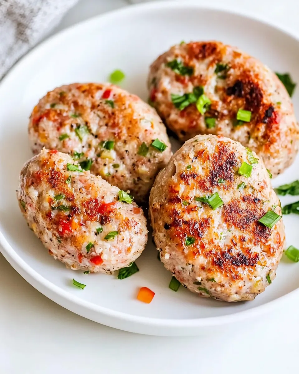 Sweet Homemade Italian Turkey Sausage or Chicken Sausage food shot