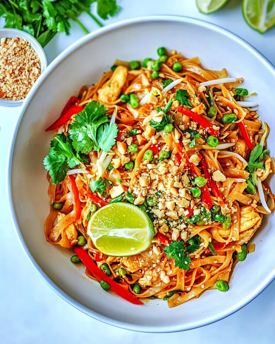 Easy Homemade Pad Thai (Chicken) recipe photo