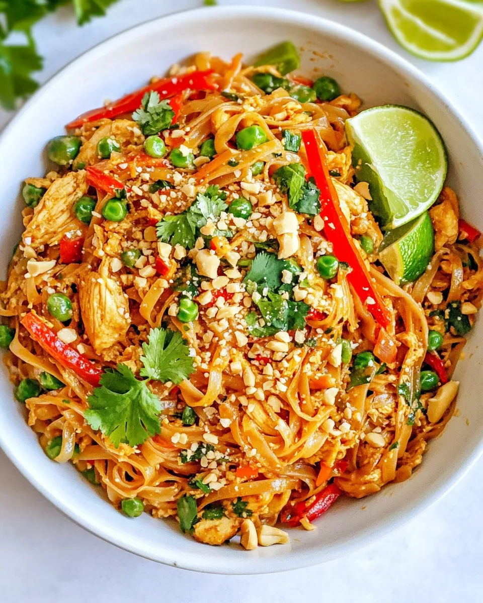 Delicious Homemade Pad Thai (Chicken) dish photo
