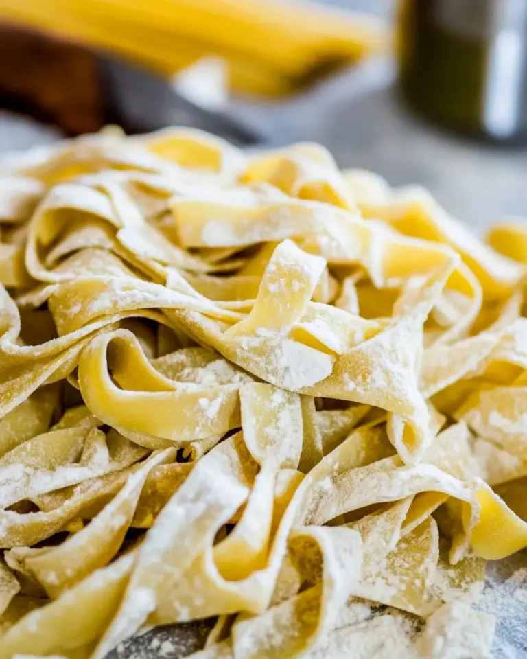 Homemade Pasta Recipe (Fettuccine, Linguini, Spaghetti) photo