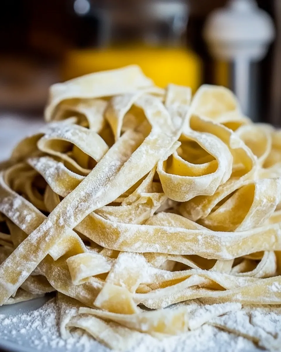 Delicious Homemade Pasta Recipe (Fettuccine, Linguini, Spaghetti) picture