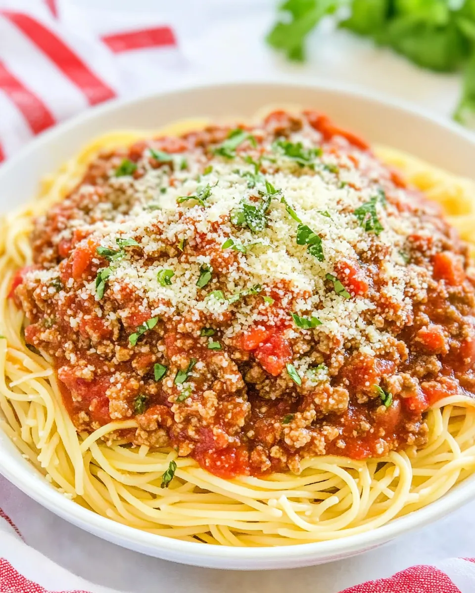 Easy Homemade Spaghetti Meat Sauce: Family Favorite dish photo