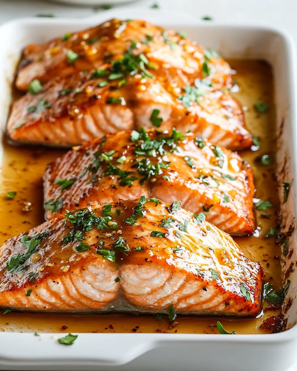 Classic Honey-Glazed Salmon dish photo