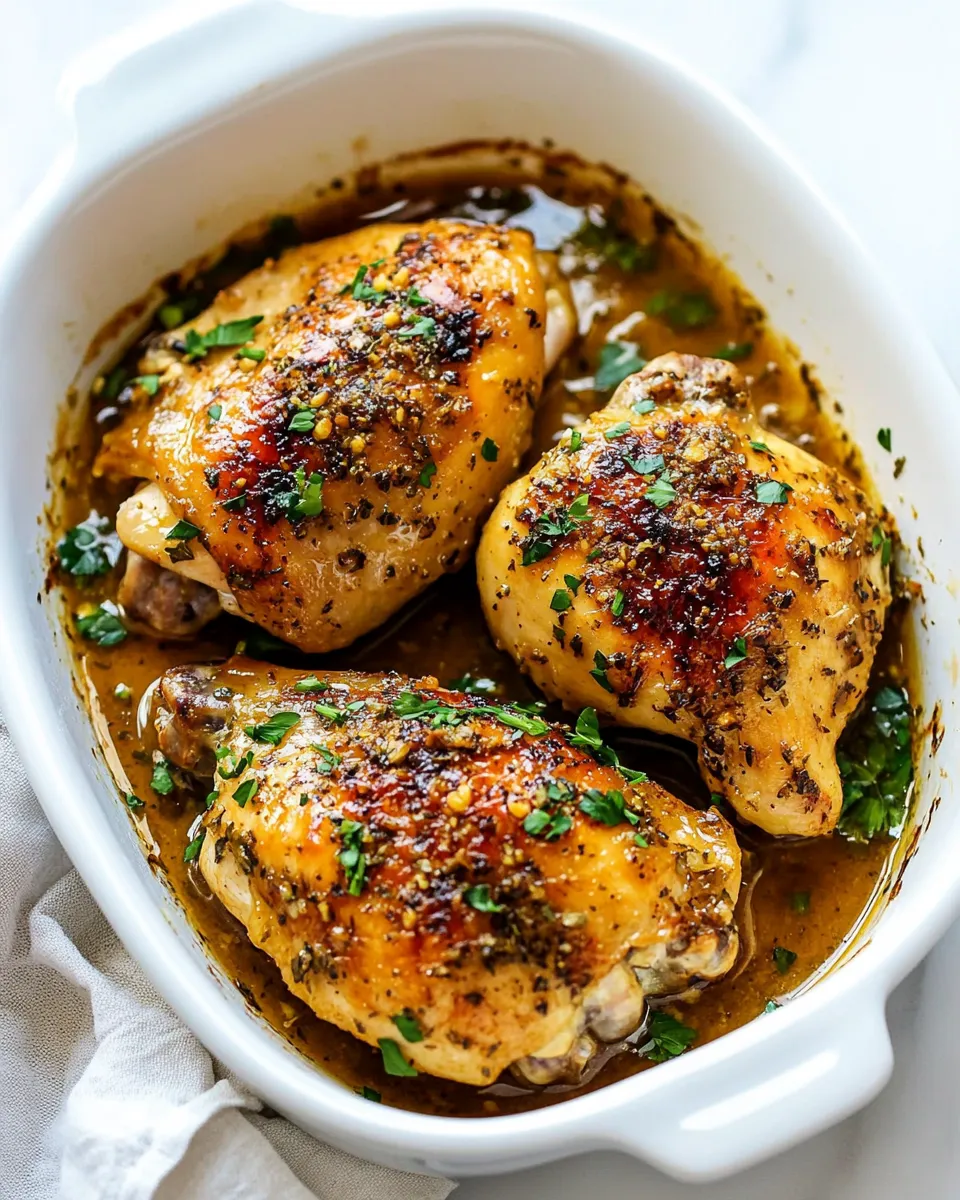 Delicious Honey Butter Baked Chicken dish photo