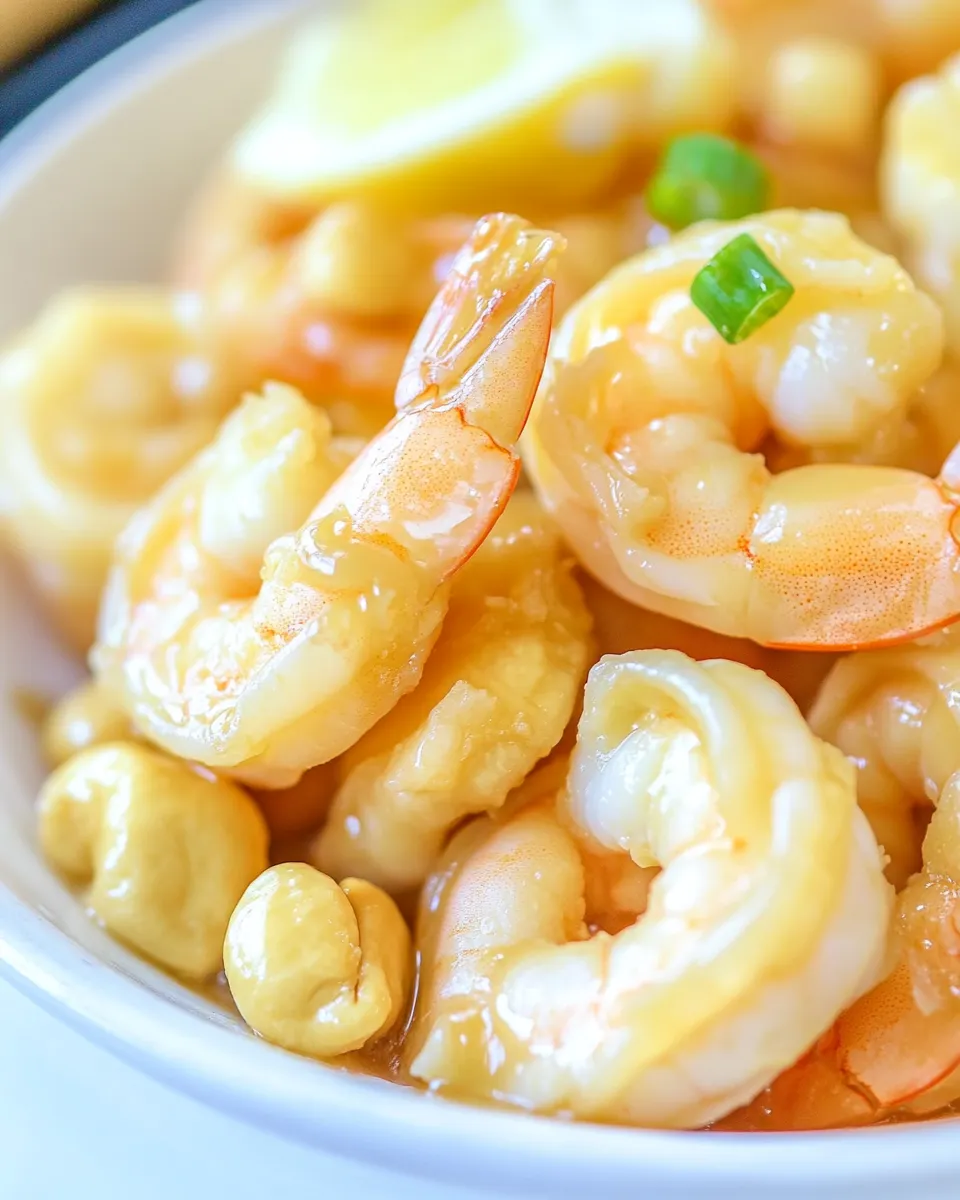 Homemade Honey Cashew Shrimp photo