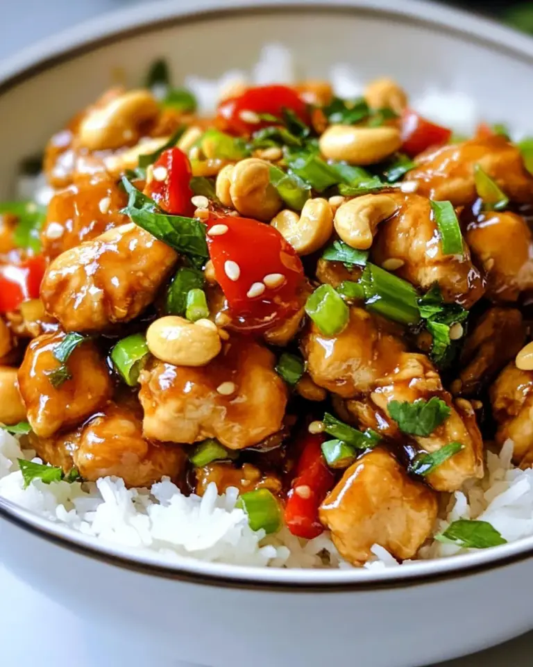Easy Honey Coconut Cashew Chicken Stir Fry photo