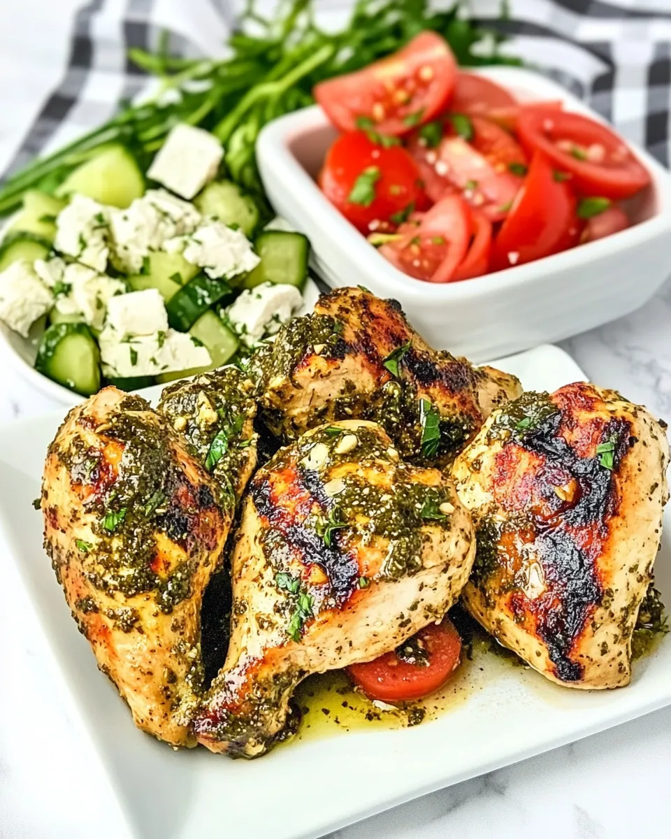 Delicious Honey Dijon Greek Chicken Marinade shot