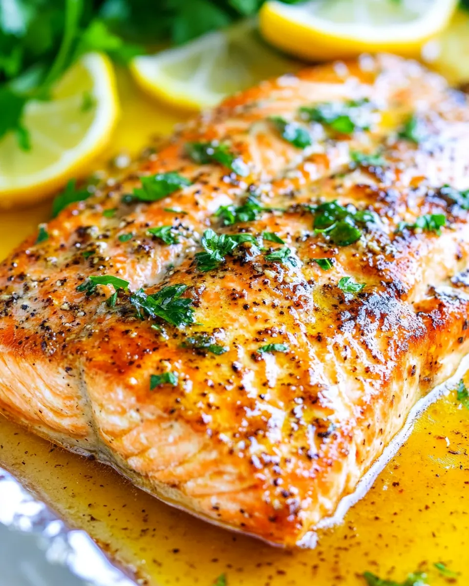 Delicious Honey Dijon Salmon plate image
