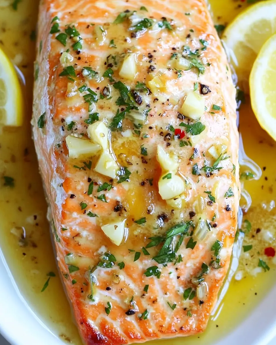 Homemade Honey Garlic Butter Salmon recipe photo