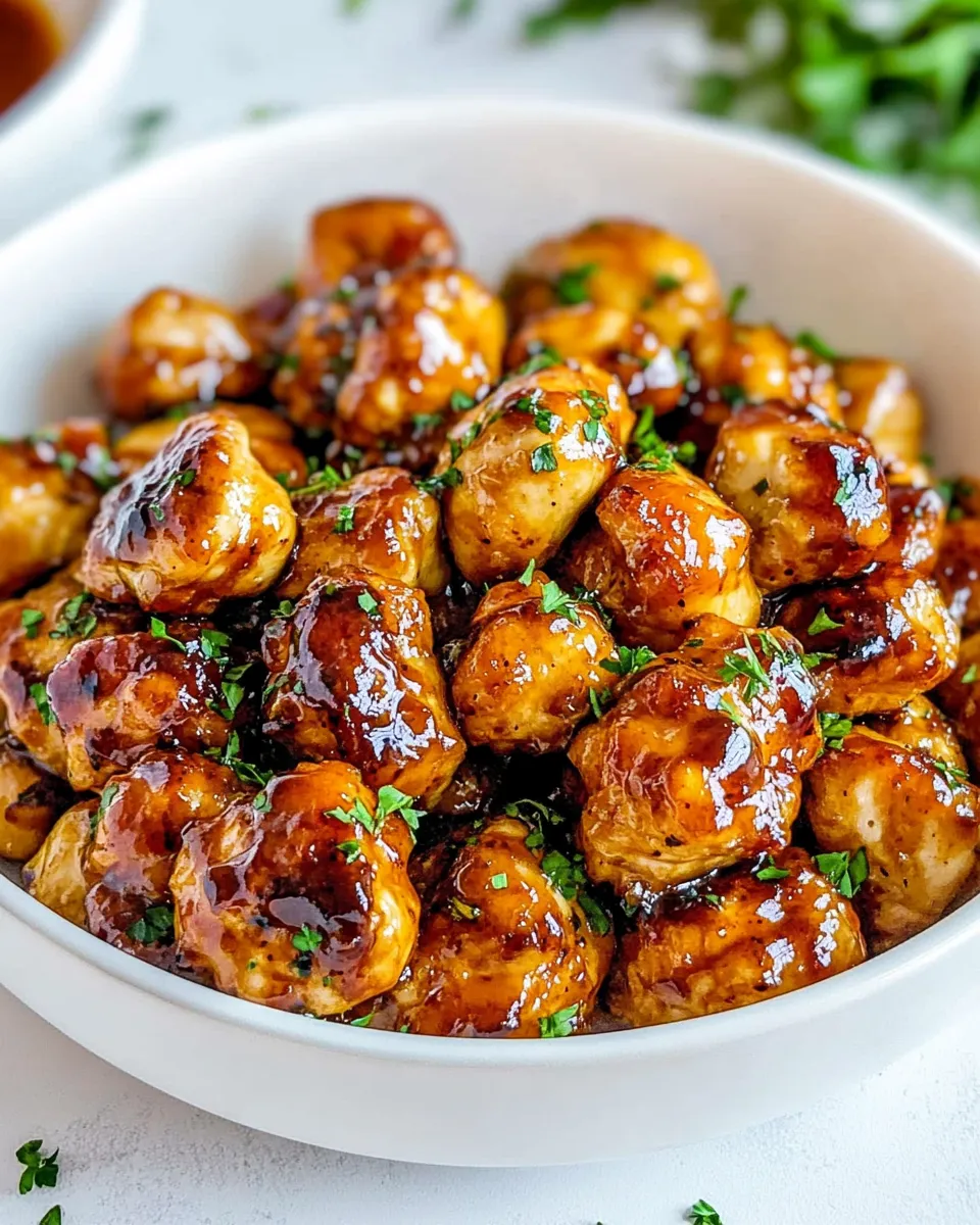 Classic Honey Garlic Chicken Bites image