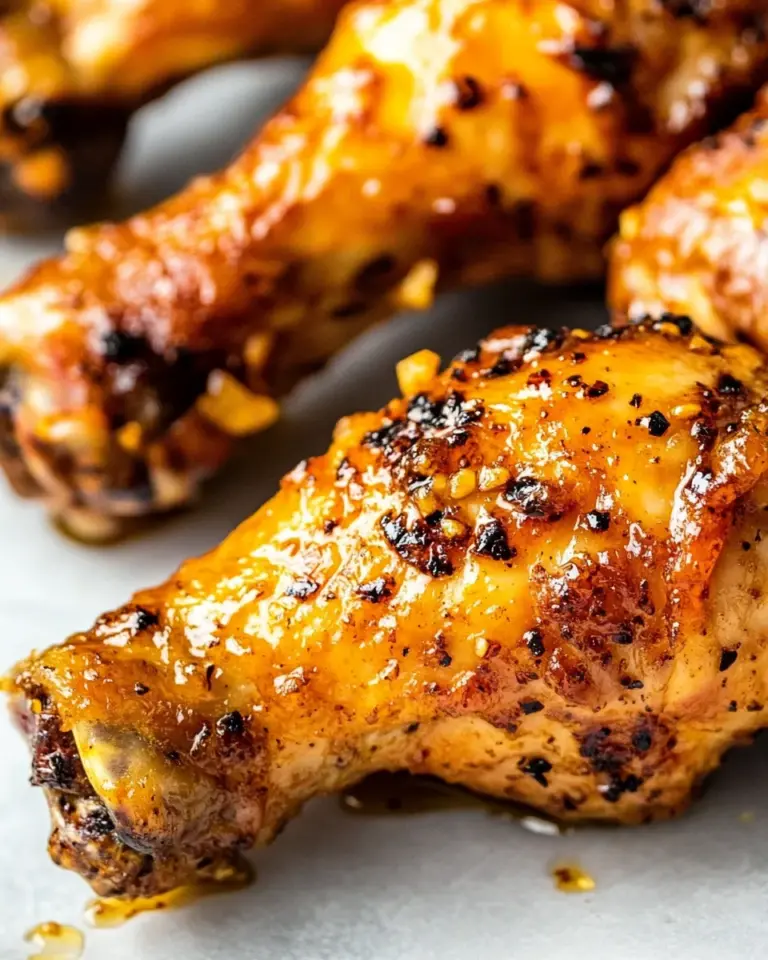 Homemade Honey Garlic Chicken Drumsticks photo