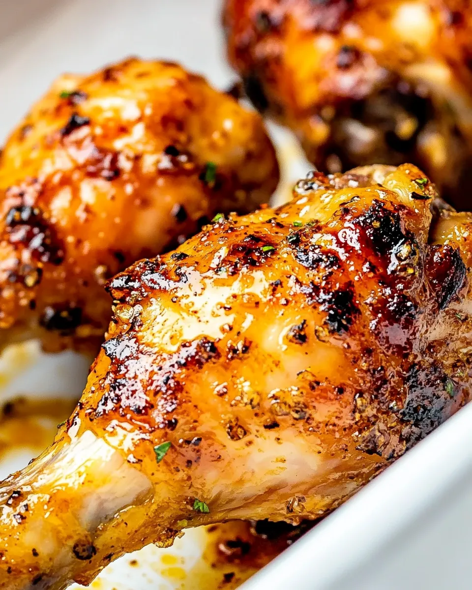 Easy Honey Garlic Chicken Drumsticks recipe photo