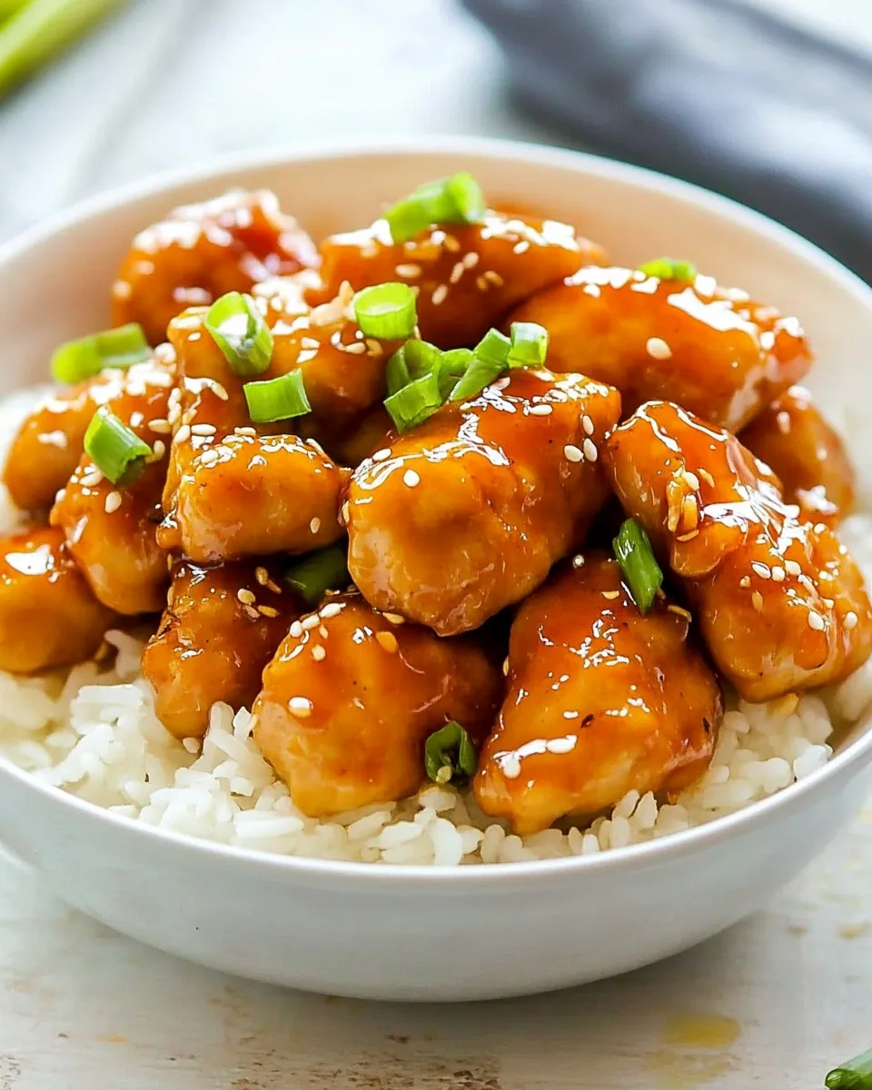 Savory Honey Garlic Chicken Recipe dish photo