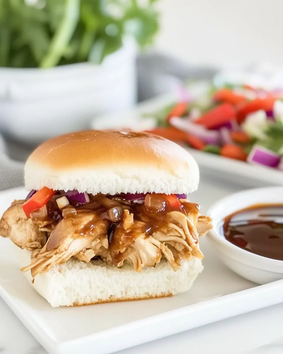 Homemade Honey Garlic Chicken Sliders recipe photo