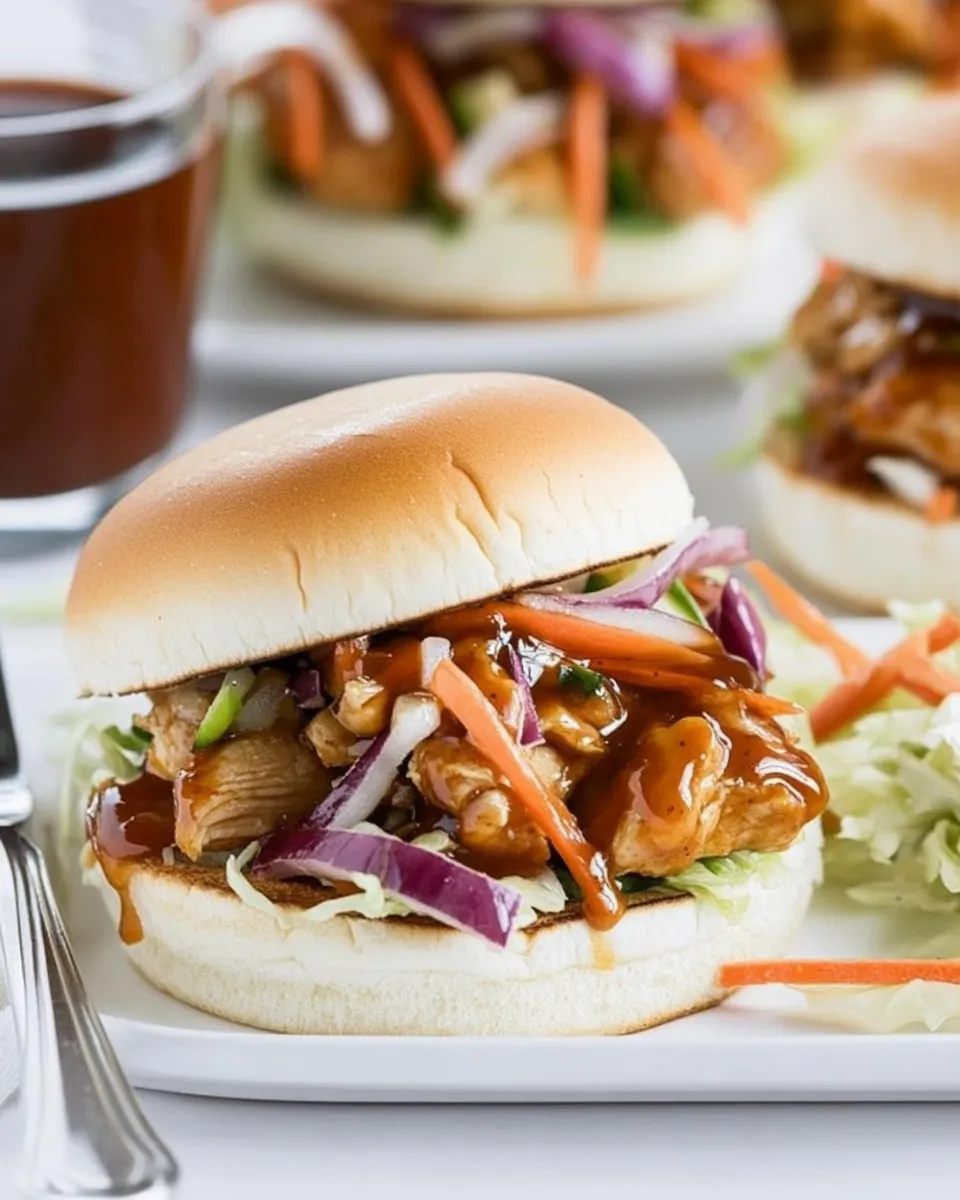Classic Honey Garlic Chicken Sliders dish photo
