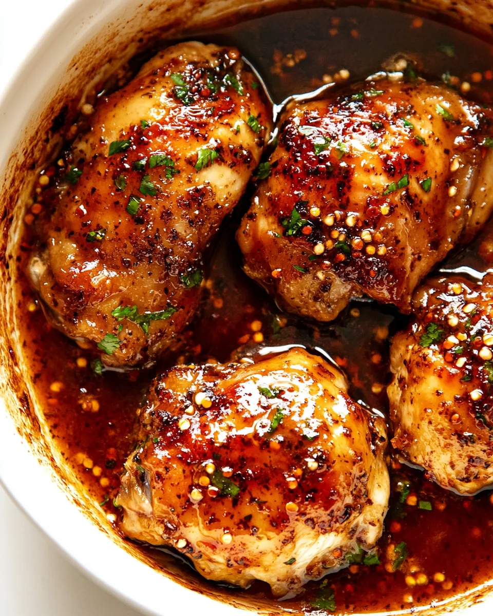 Easy Honey Garlic Chicken Thighs photo