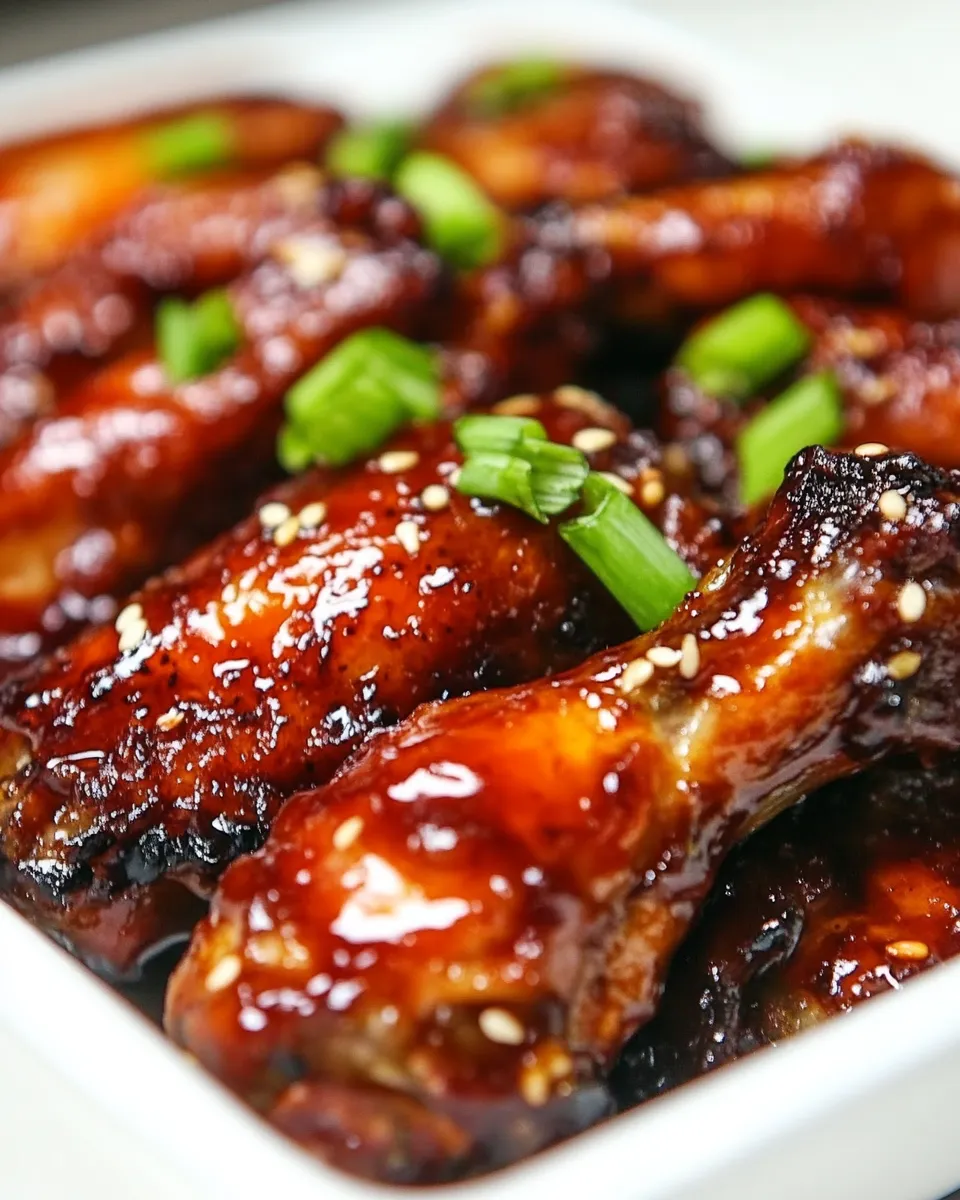 Delicious Honey Garlic Chicken Wings dish photo