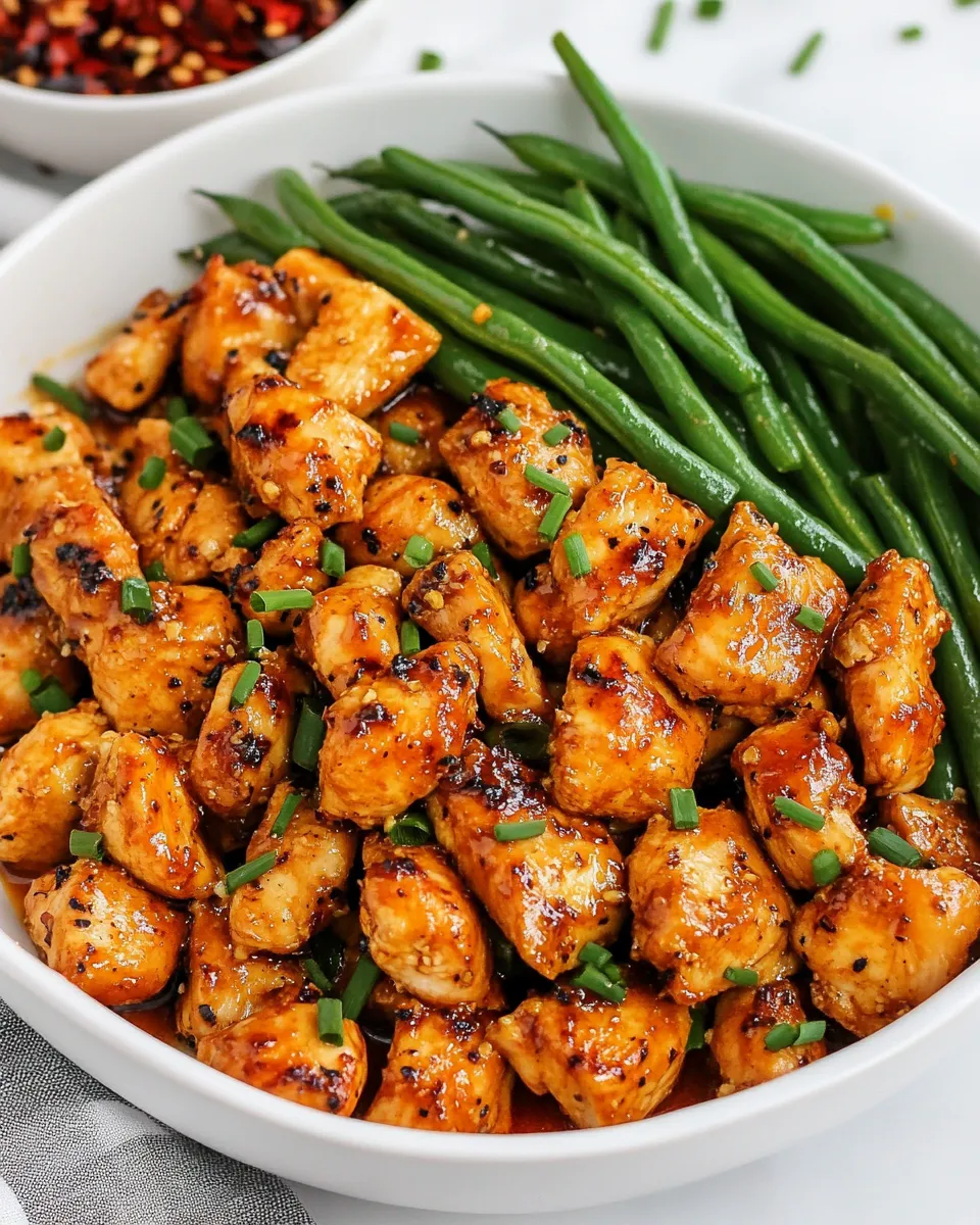 Classic Honey Garlic Chicken and Green Beans image