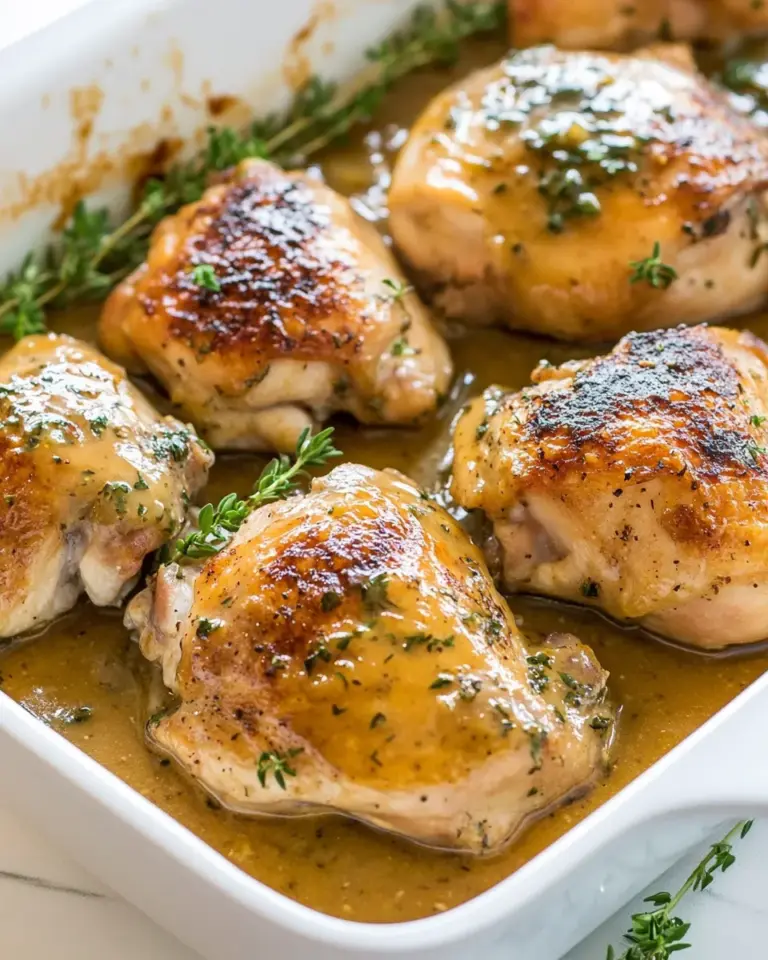 Easy Honey Mustard Chicken Thighs photo