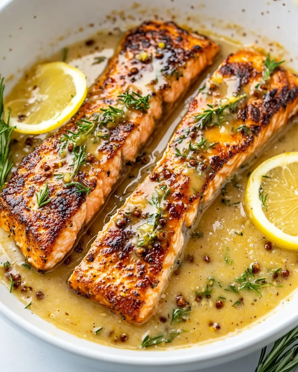 Delicious Honey Mustard Salmon dish photo