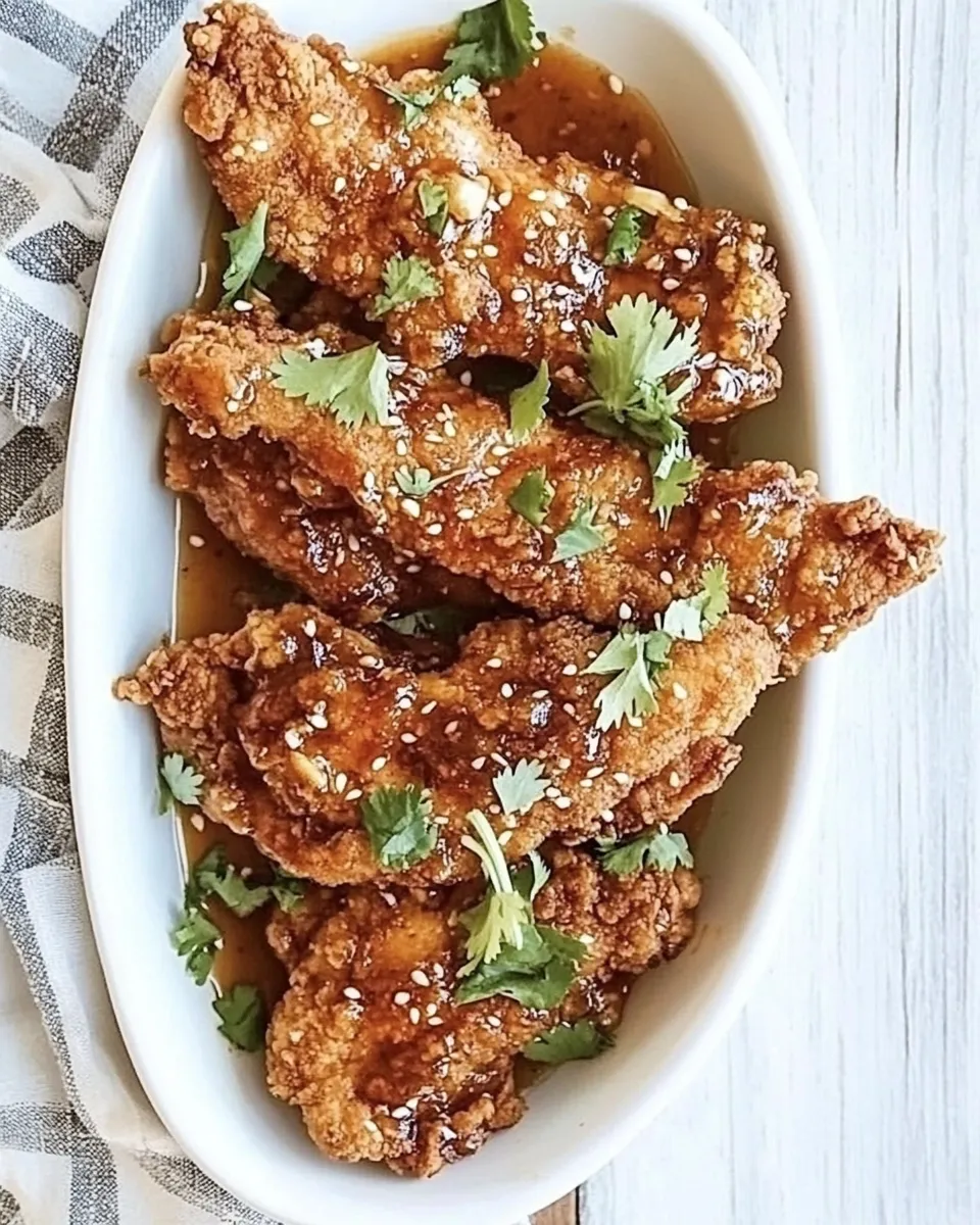 Delicious Hot Honey Chicken Tenders dish photo