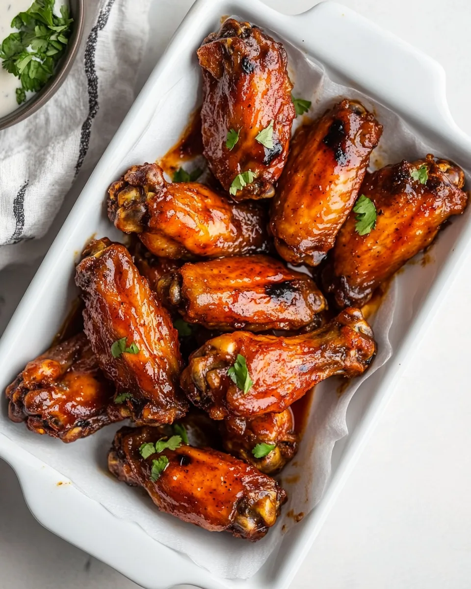 Easy Hot & Spicy Baked Buffalo Chicken Wings recipe photo