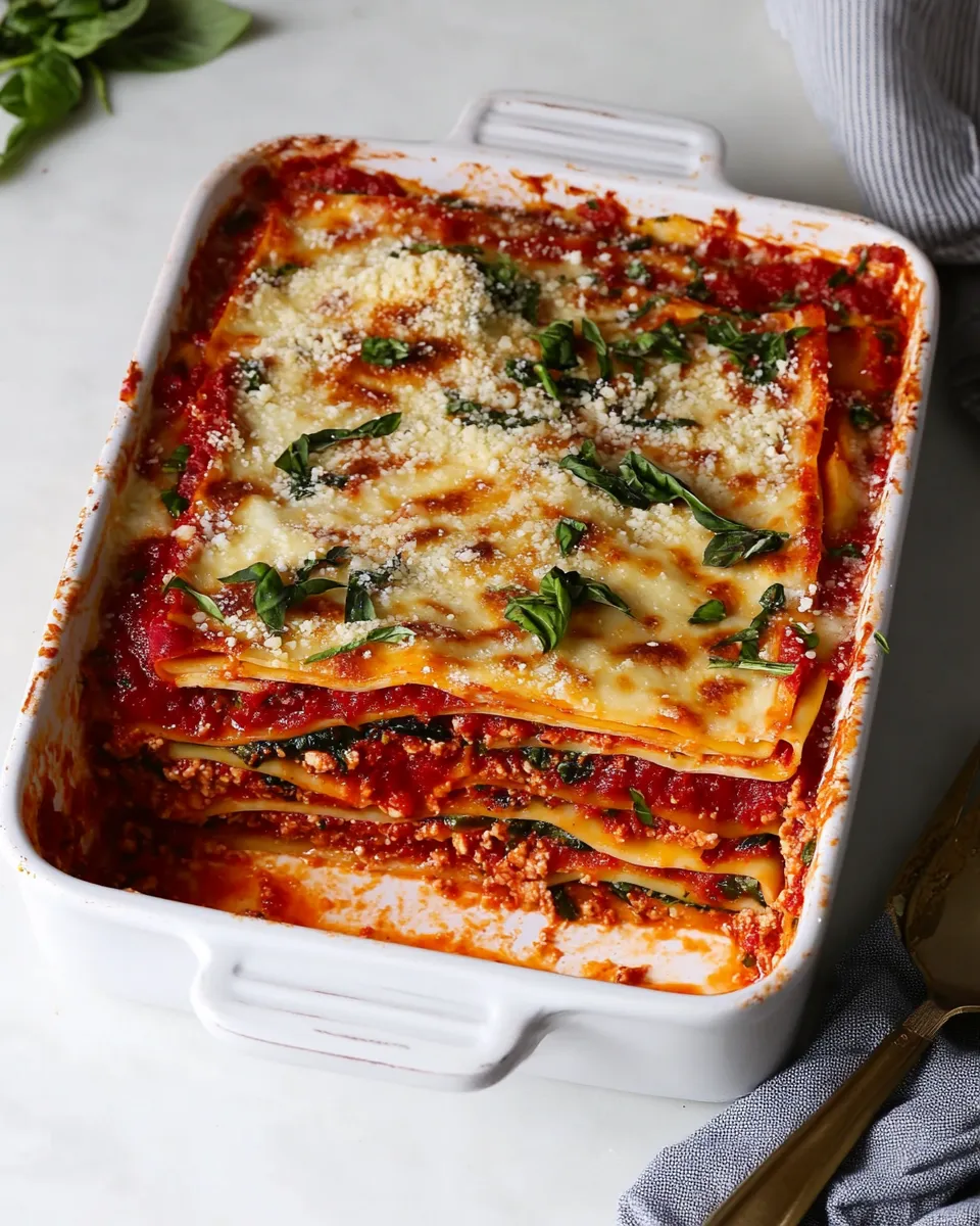 Delicious How To Layer Lasagna shot