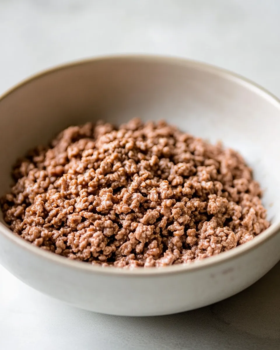 Delicious How to Cook Ground Beef (Boiling Ground Beef for Tacos, Spaghetti, etc.) food shot