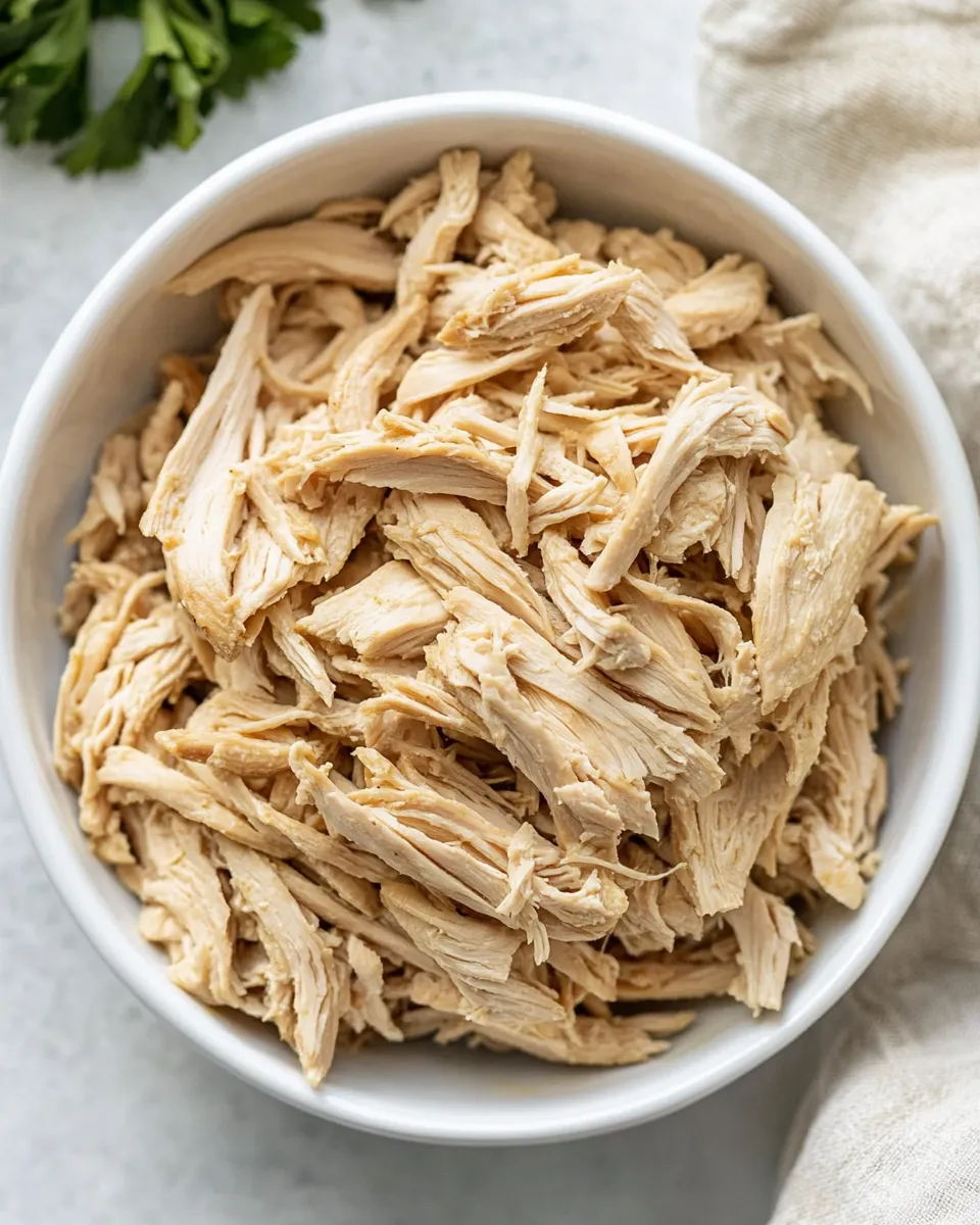 Delicious How to Cook Shredded Chicken shot