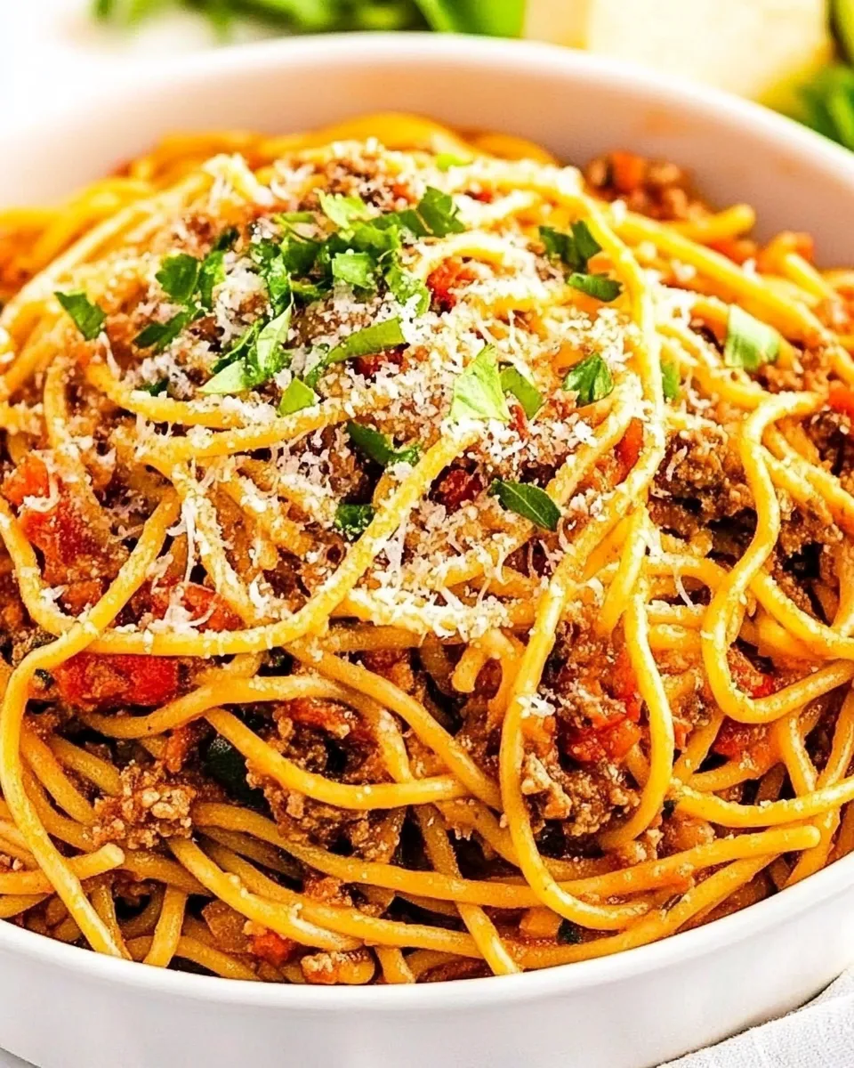 Easy How to Make Taco Spaghetti photo