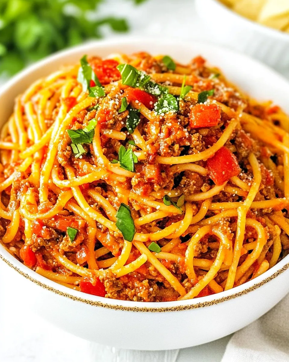Classic How to Make Taco Spaghetti recipe photo
