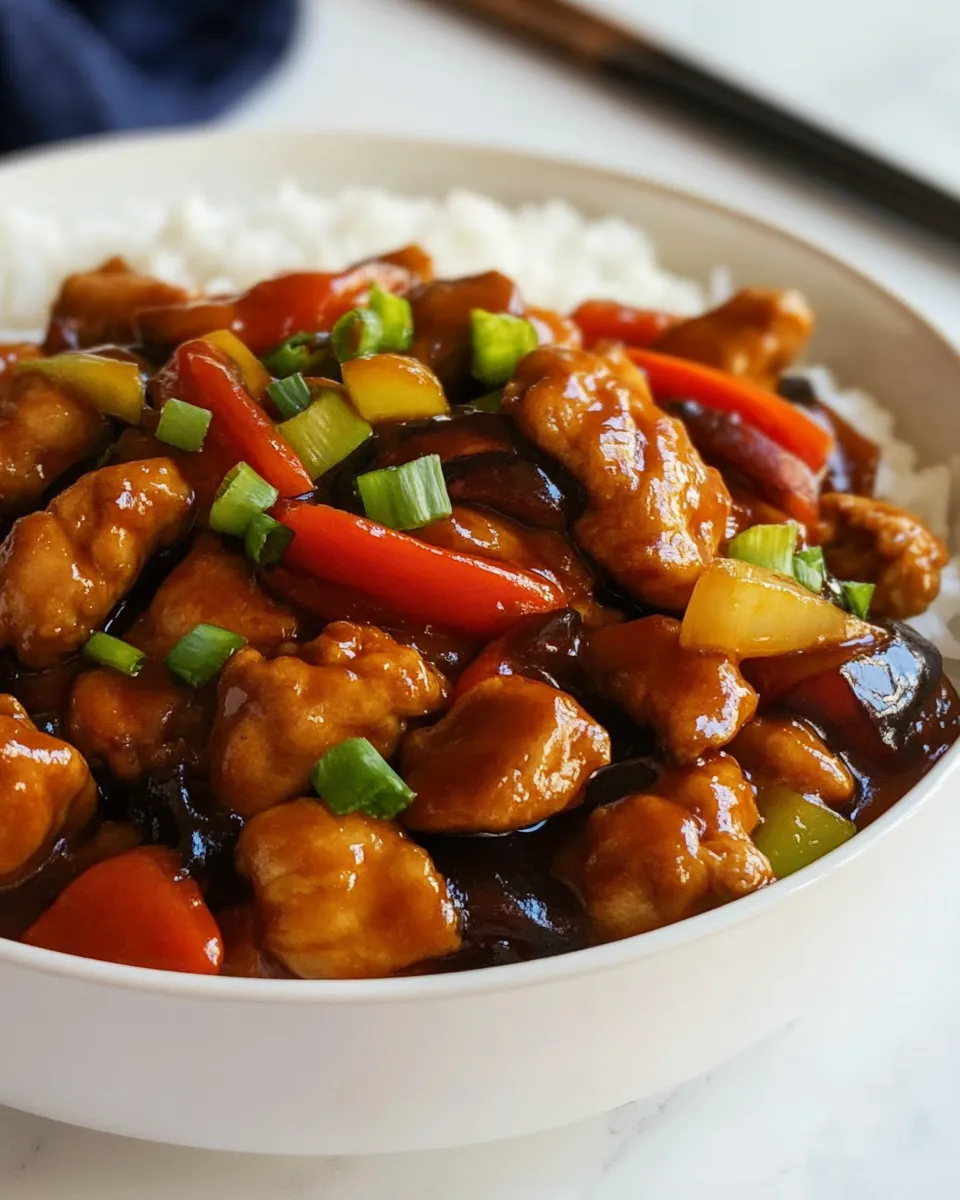 Easy Hunan Style Chicken food shot