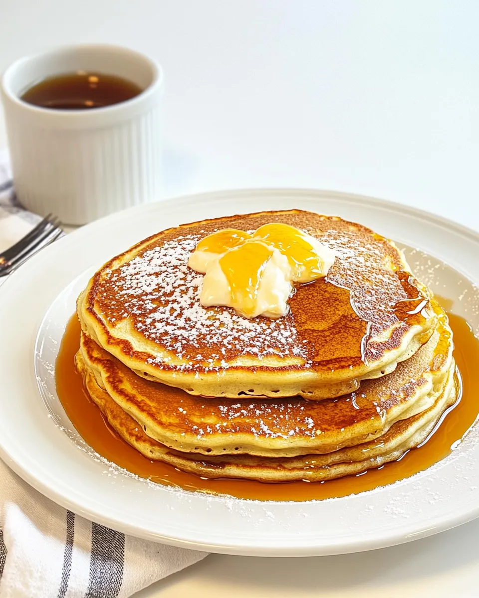 Homemade IHOP Protein Pancakes recipe photo
