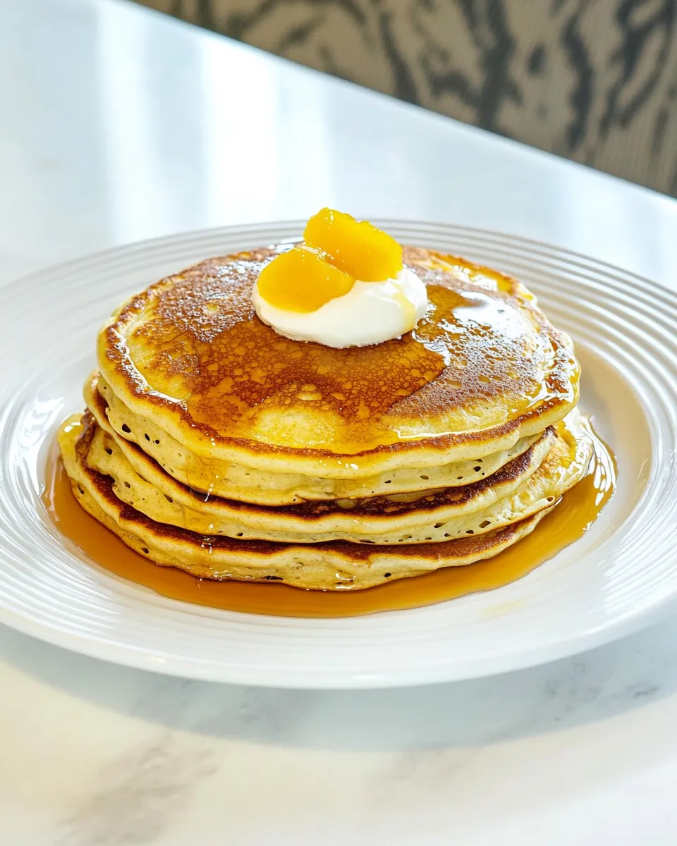 Easy IHOP Protein Pancakes food shot