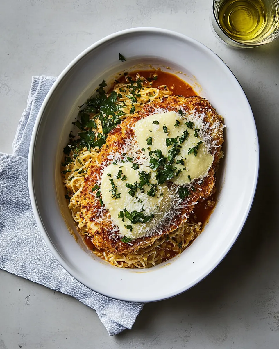 Classic Ina Gartens perfect Chicken Parmesan image