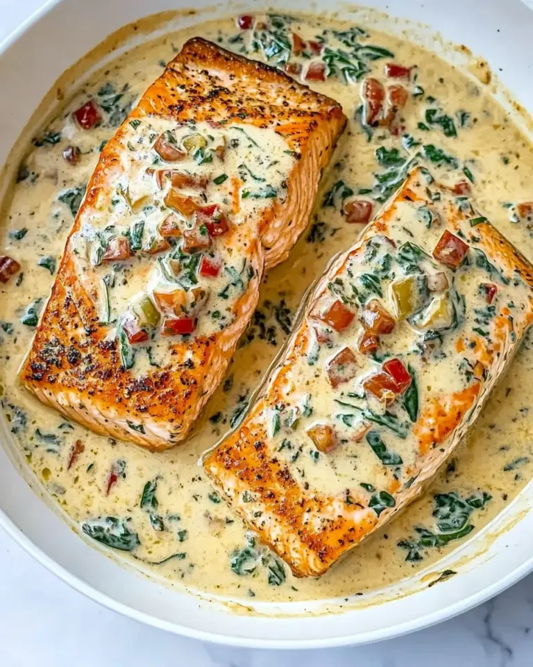 Homemade Insanely Good Creamy Tuscan Garlic Salmon photo