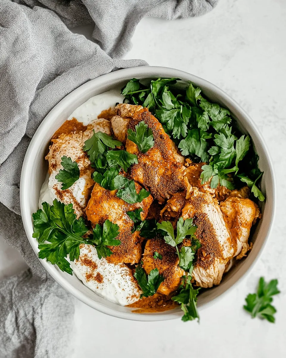Quick Instant-Pot Tahini Chicken shot