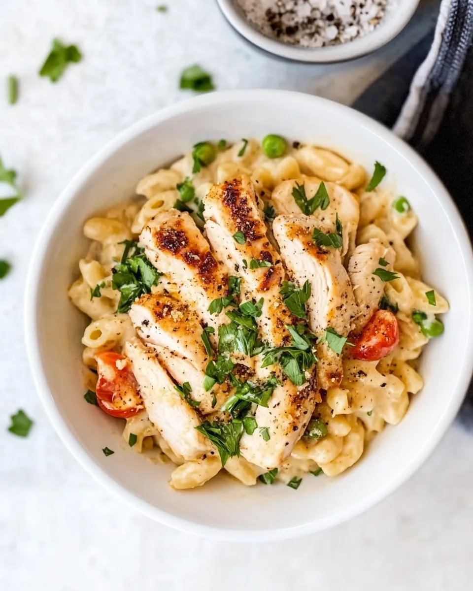 Delicious Instant Pot Cajun Chicken Alfredo plate image