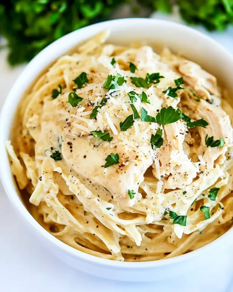 Homemade Instant Pot Chicken Alfredo With Jar Sauce photo