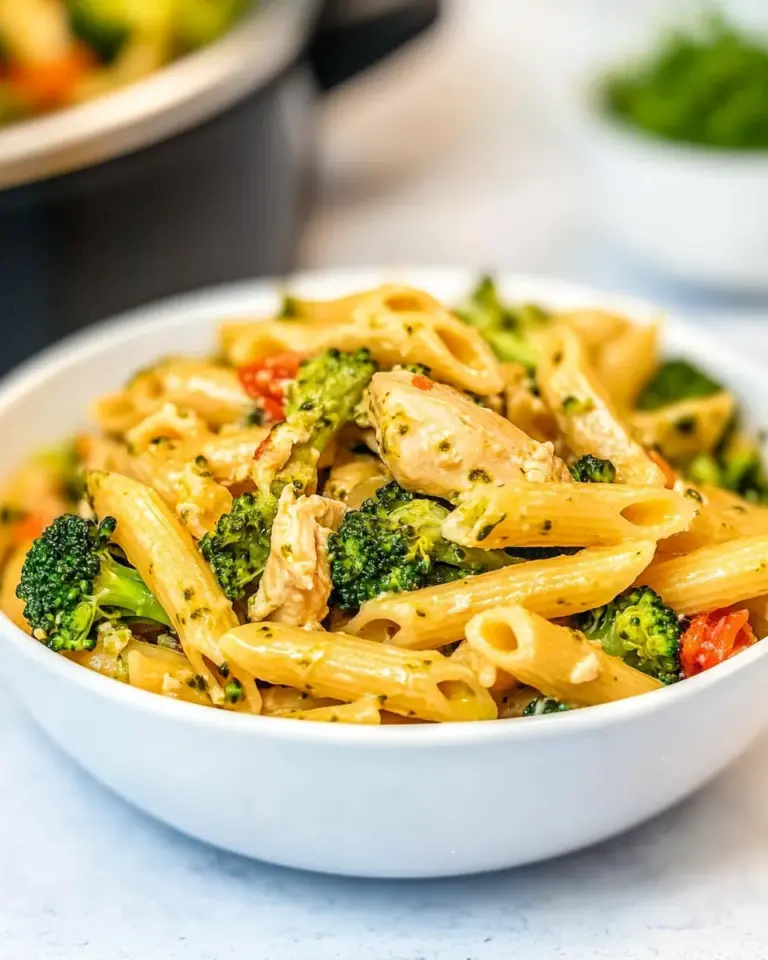 Easy Instant Pot Chicken Broccoli Pasta photo