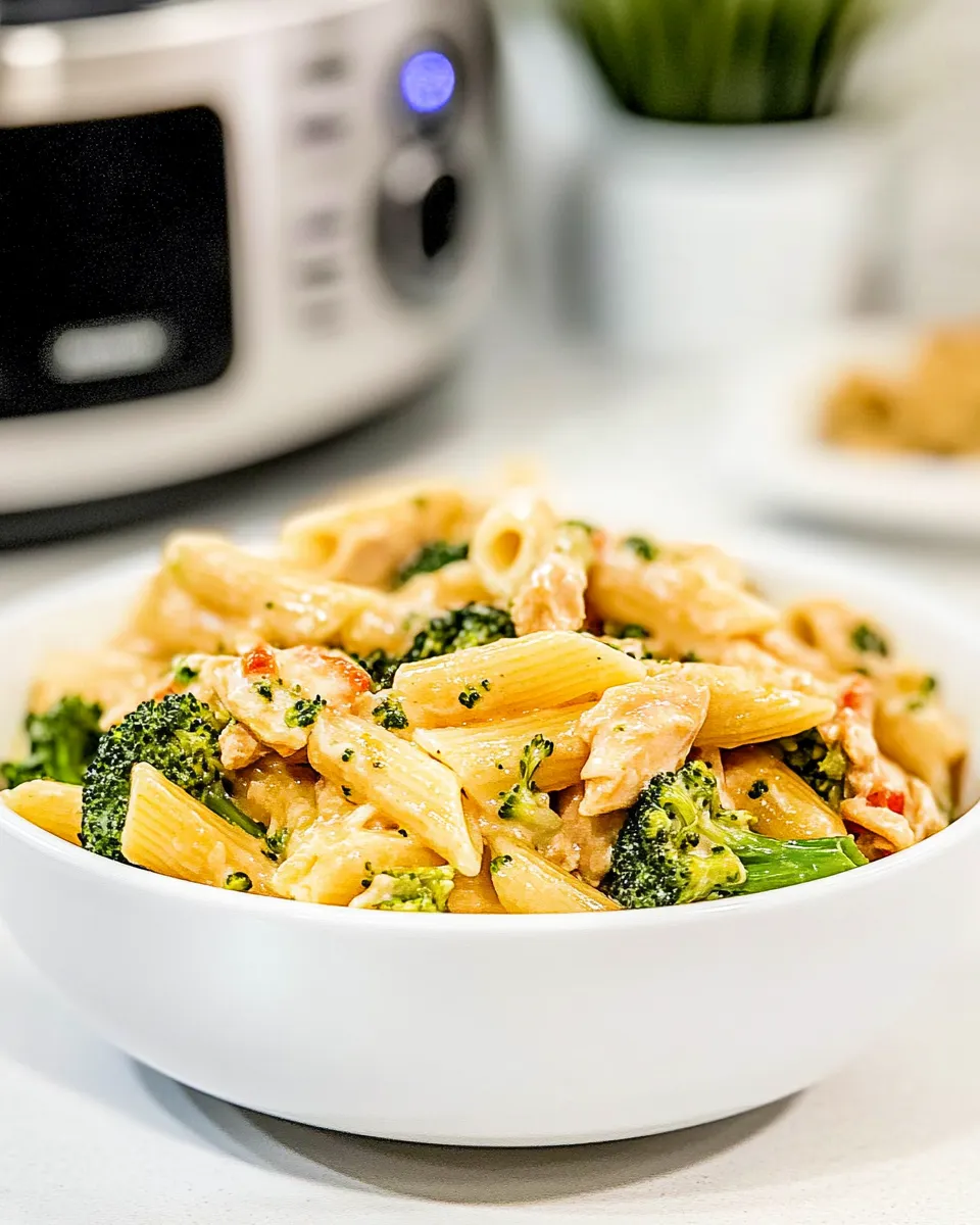 Quick Instant Pot Chicken Broccoli Pasta recipe photo