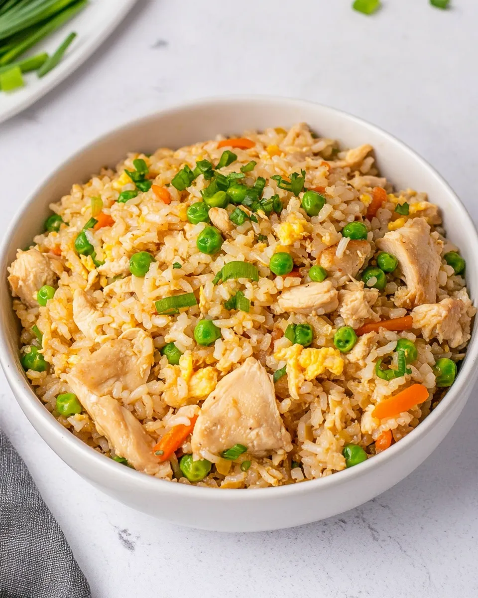 Delicious Instant Pot Chicken Fried Rice image