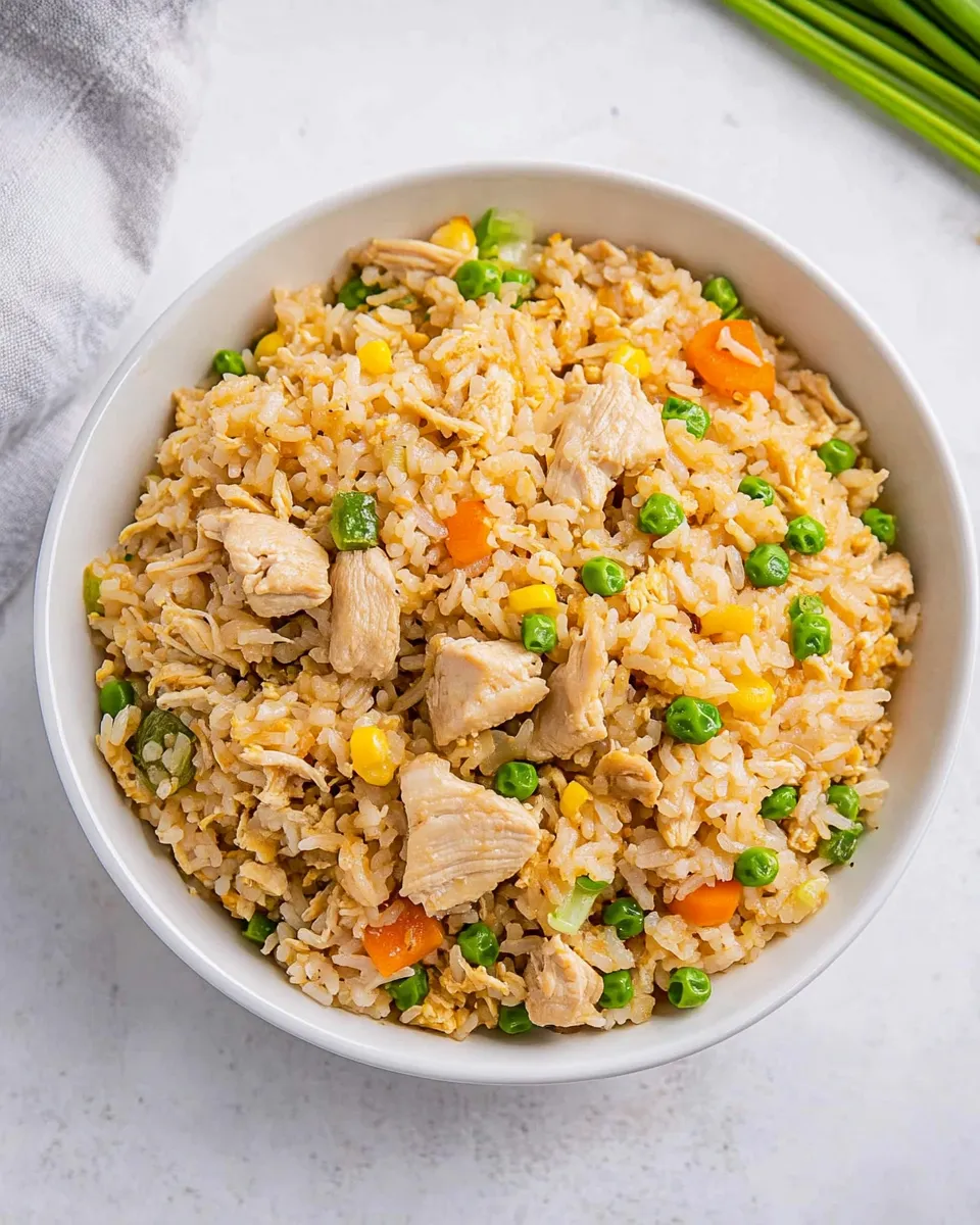 Quick Instant Pot Chicken Fried Rice recipe photo
