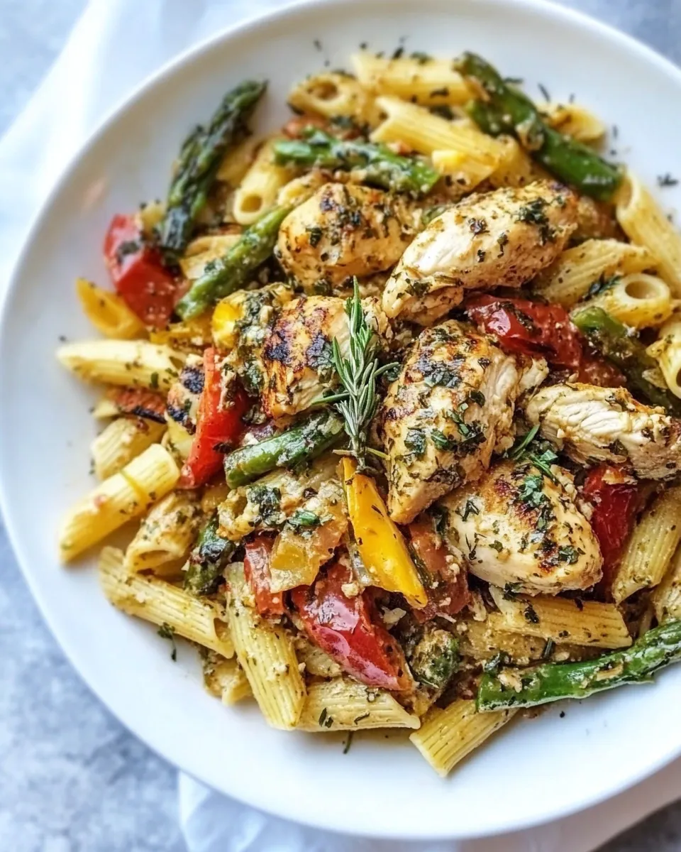 Healthy Instant Pot Chicken Pasta Dinner shot
