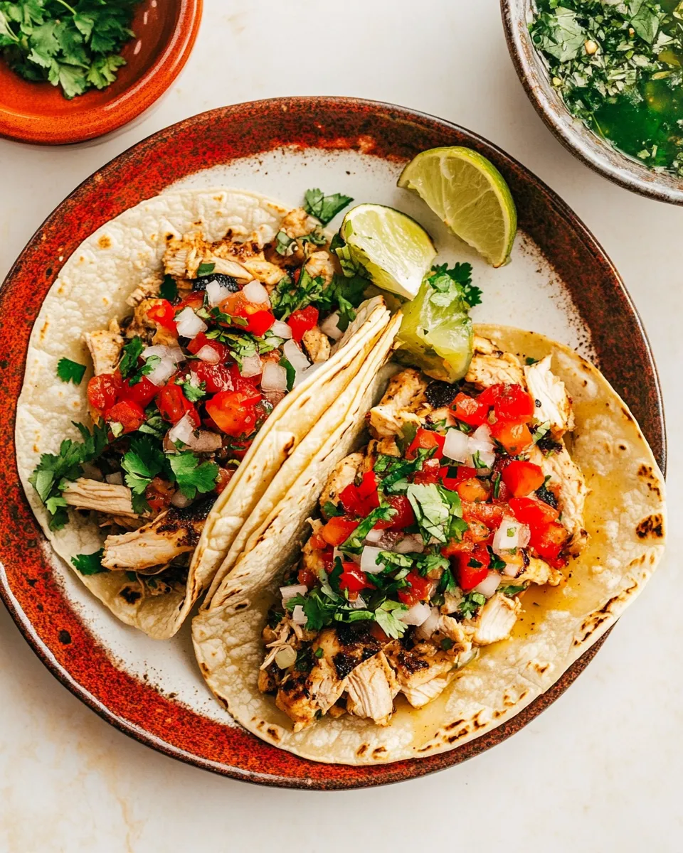 Delicious Instant Pot Chicken Tacos Recipe dish photo