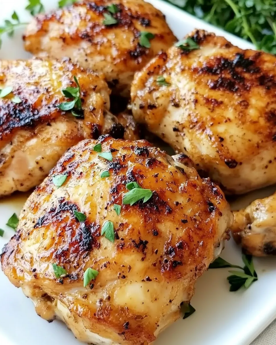 Quick Instant Pot Chicken Thighs Recipe dish photo