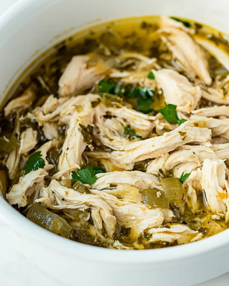 Easy Instant Pot Chile Verde Shredded Chicken photo
